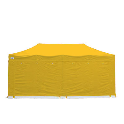 3m x 6m Gala Shade Pro Gazebo Yellow Sidewalls
